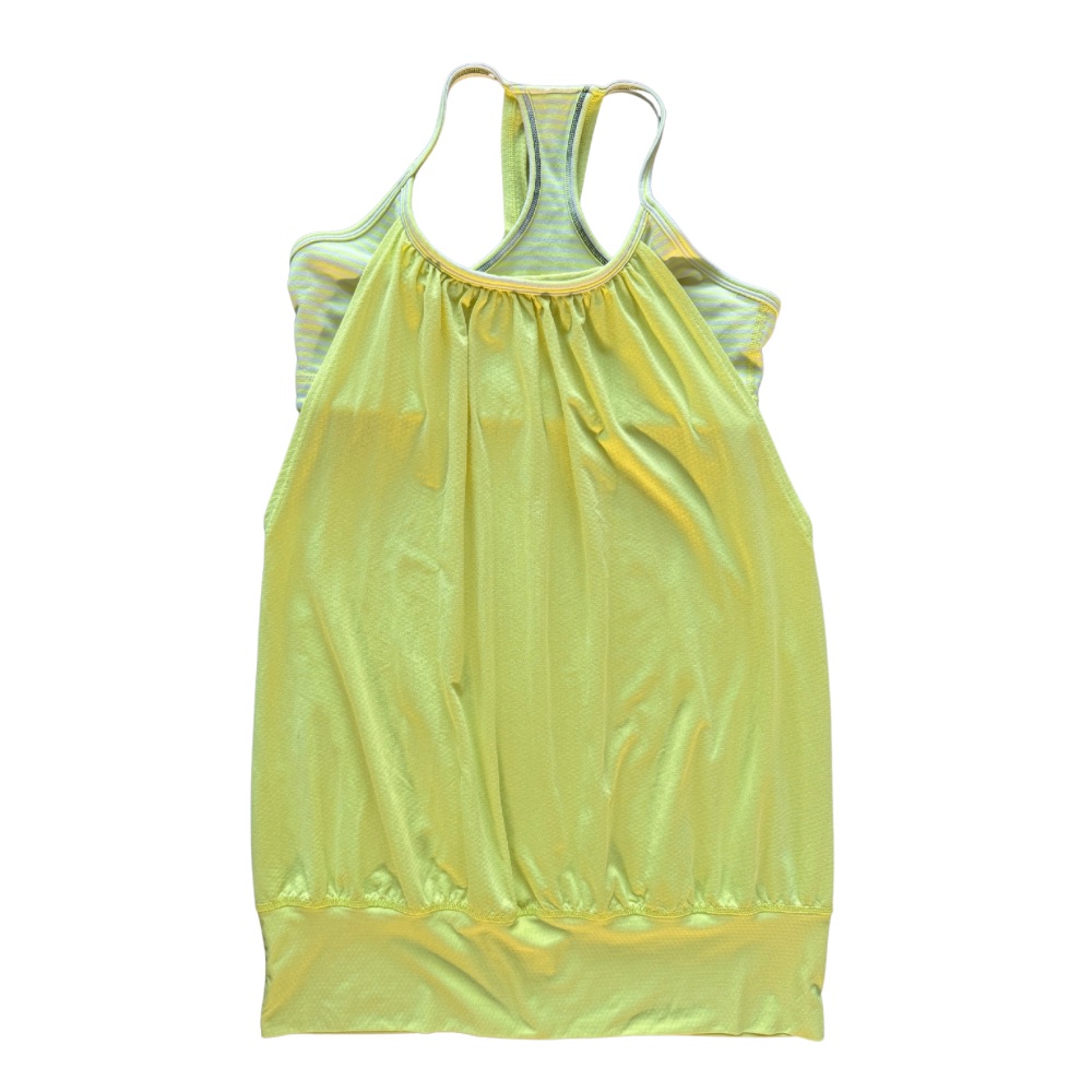 Lululemon No Limits Tank Clarity Yellow Size 6